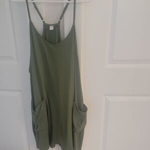 Stylish Green Women's romper